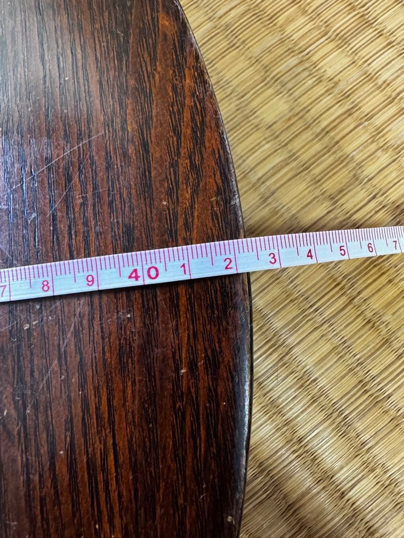 【激レア・希少・極小サイズ】古道具の風合いを楽しむミニちゃぶ台（直径42cm）