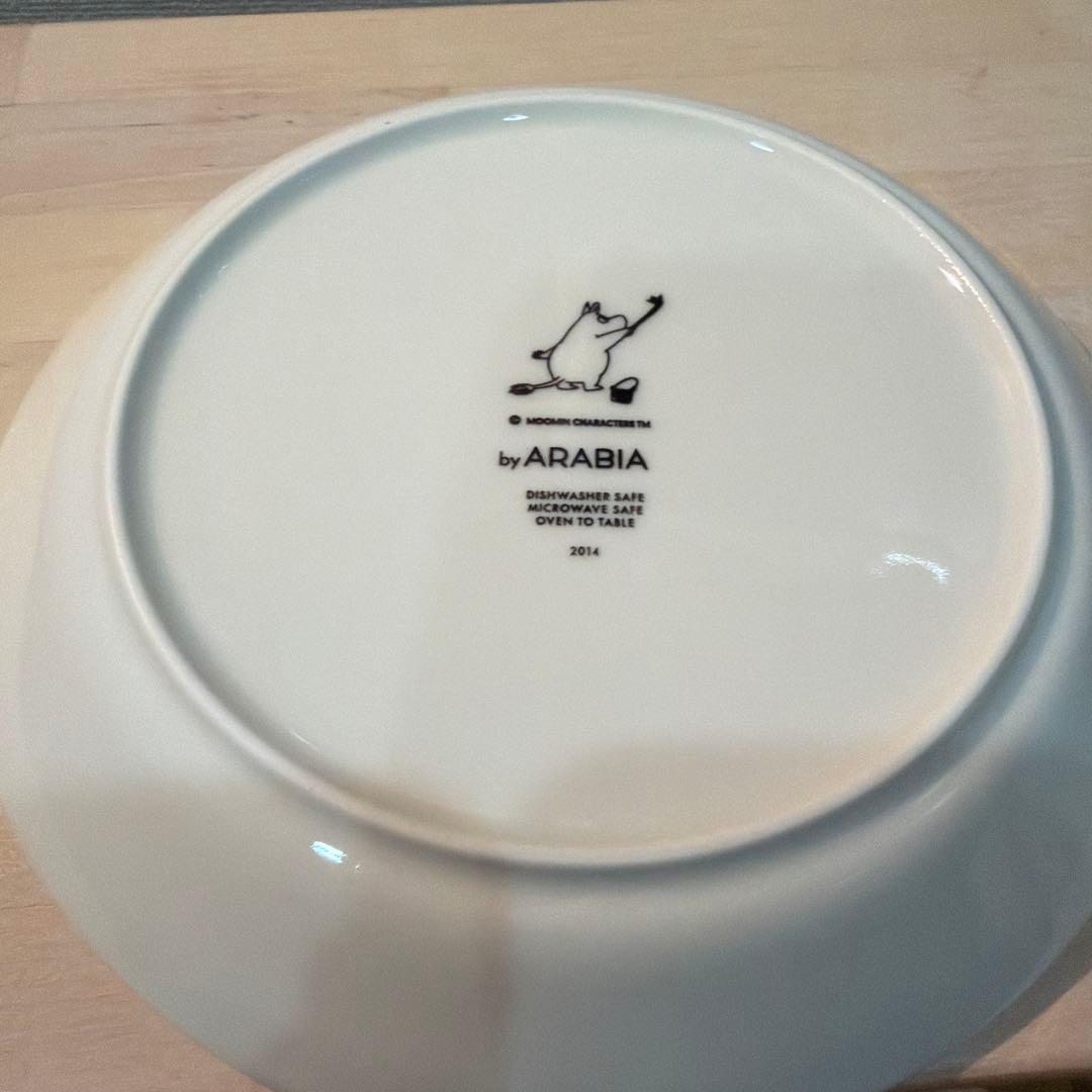 MUUMI イラスト入り皿セット 2/10 1/10 合計4枚