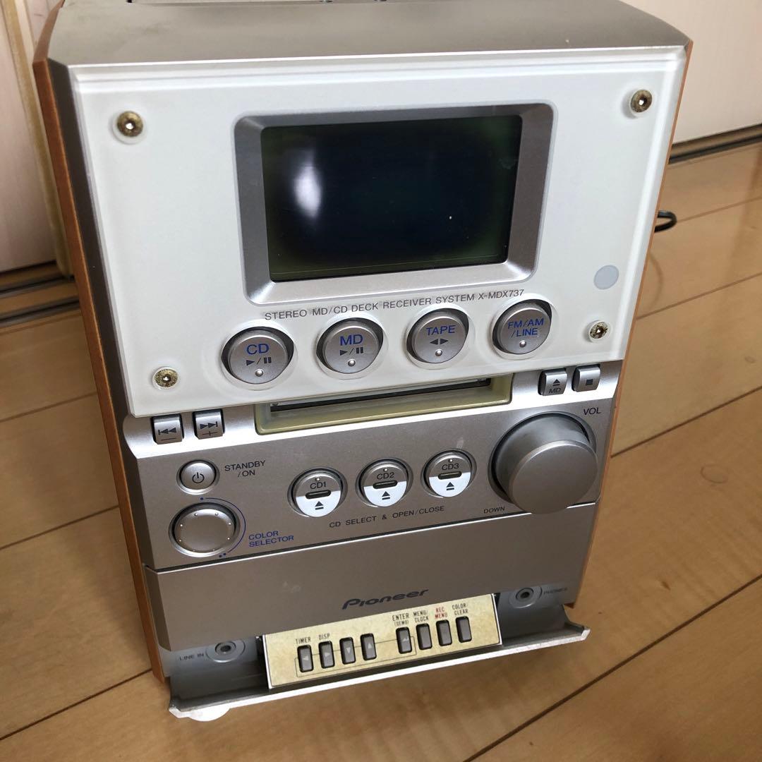 Pioneer パイオニア ミニコンポ XR-MDX737M