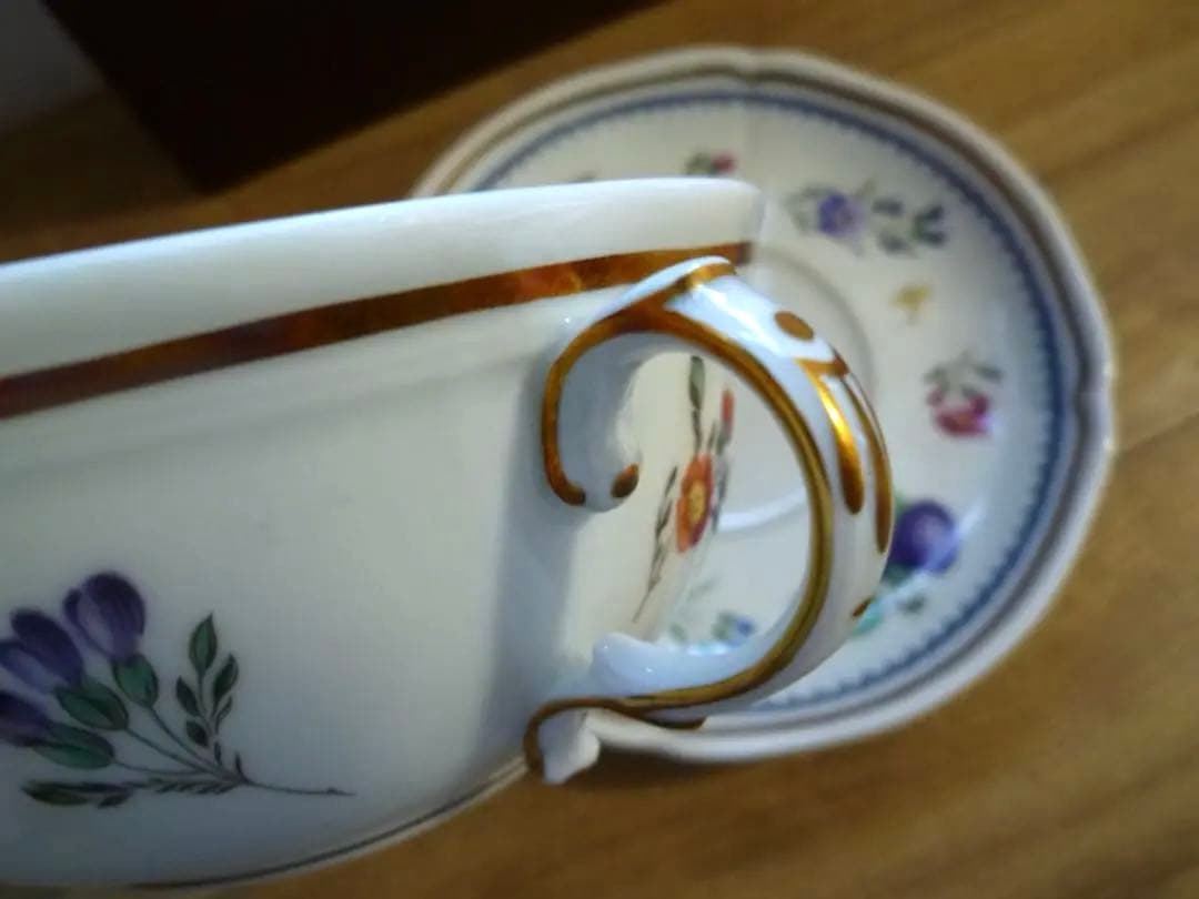 リチャードジノリ イタリアンフルーツ スープカップ＆ソーサー