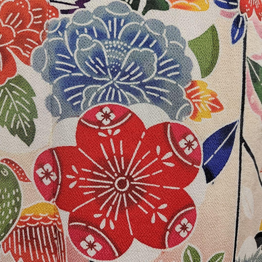 振袖フルセット(7点)・成人式・高級縮緬地・暈し染め・型染め・胴裏正絹・逸品