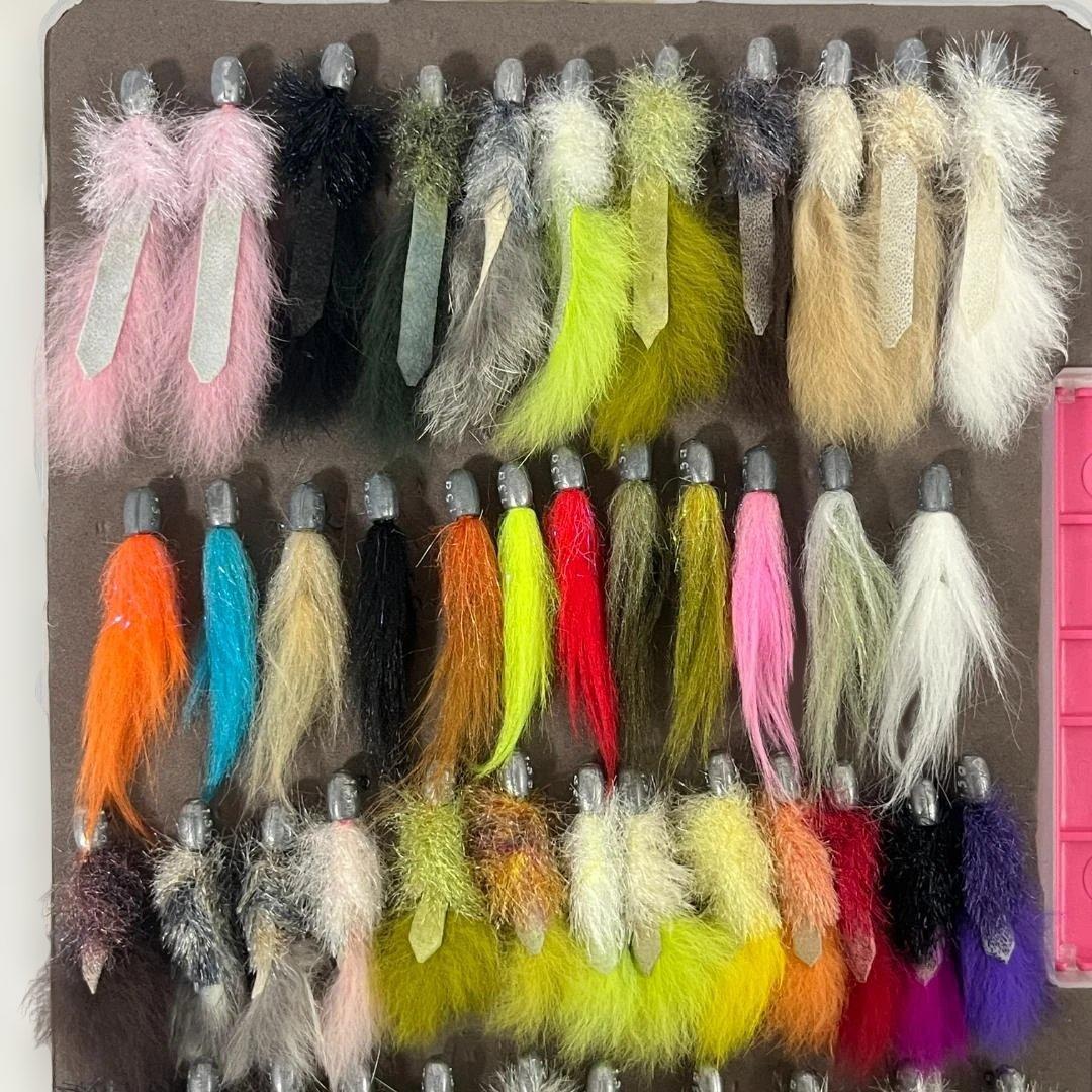 【迅速配送】ハートデザイン フェザールアー 1.5g 各種 47個 ケース付