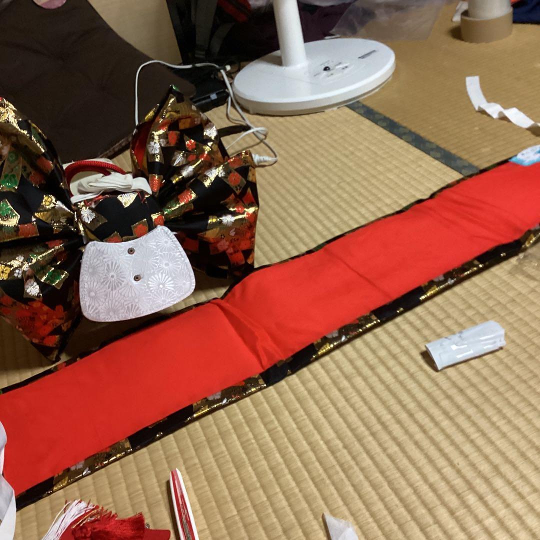七五三七歳用フルセット　帯幅18センチ　草履21センチ