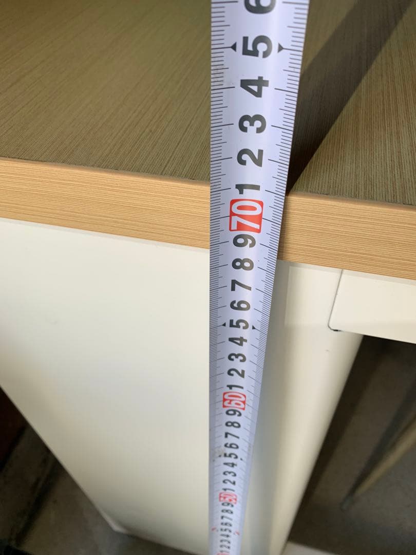 事務机 スチール製 片袖 鍵無し 引取限定