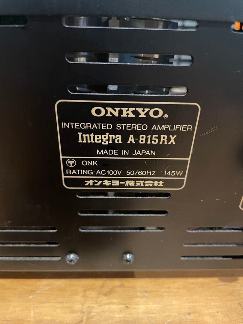 ONKYOアンプ Integra A-815RX
