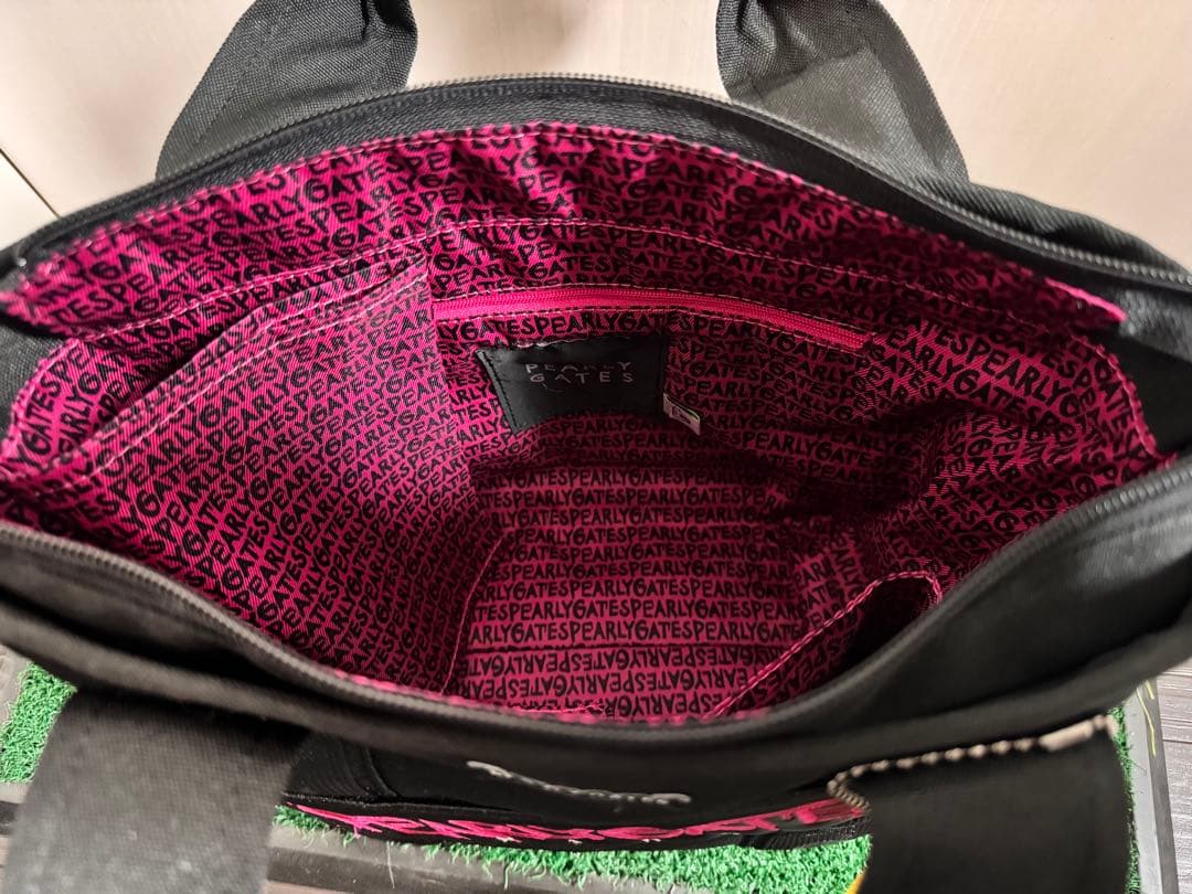 【レア】PEARLY GATESパーリーゲイツペイントロゴ カートバッグ