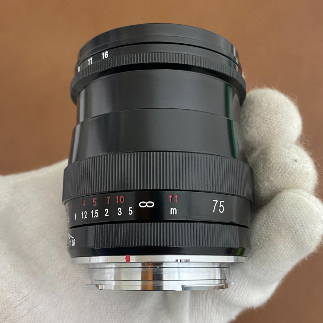Voigtlander ULTRON 75mm F1.9 SC VM 付属品完備