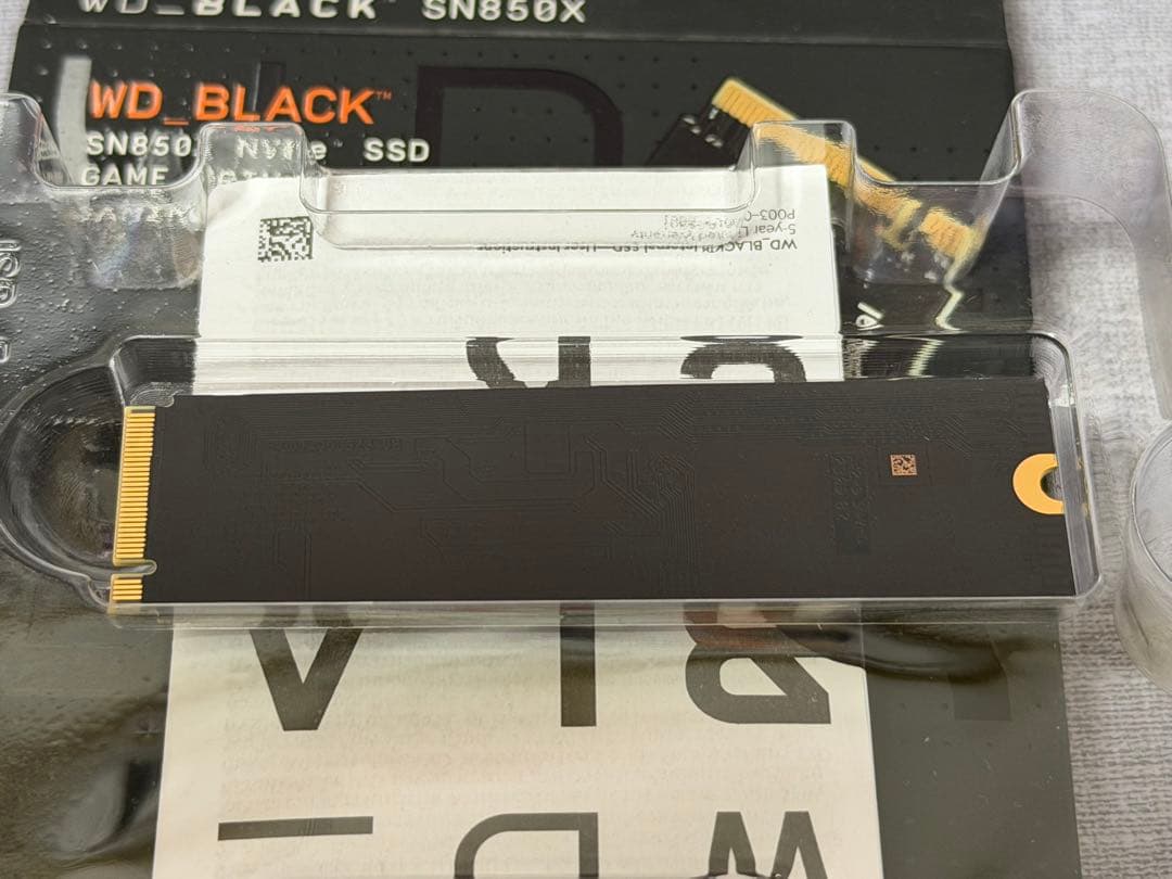 内蔵型SSD WD_BLACK SN850X 2TB NVMe SSD