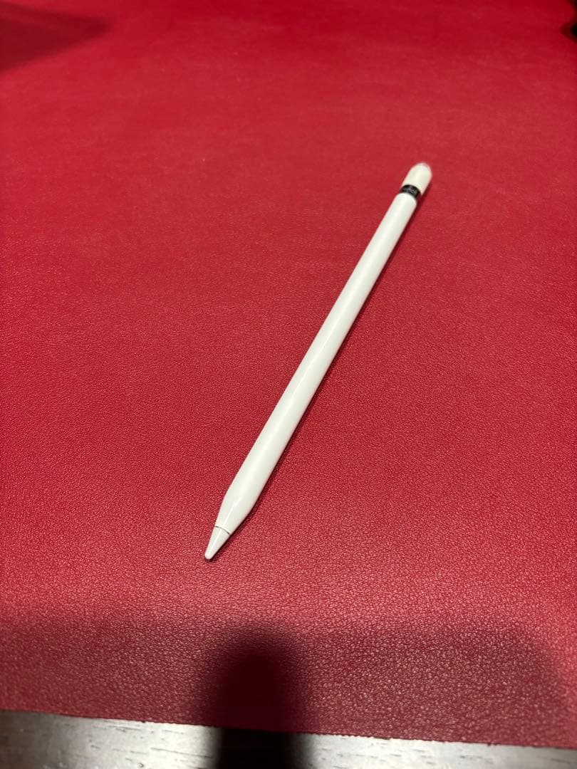 iPad スペースグレー 本体 + 純正タッチペン、赤色カバー