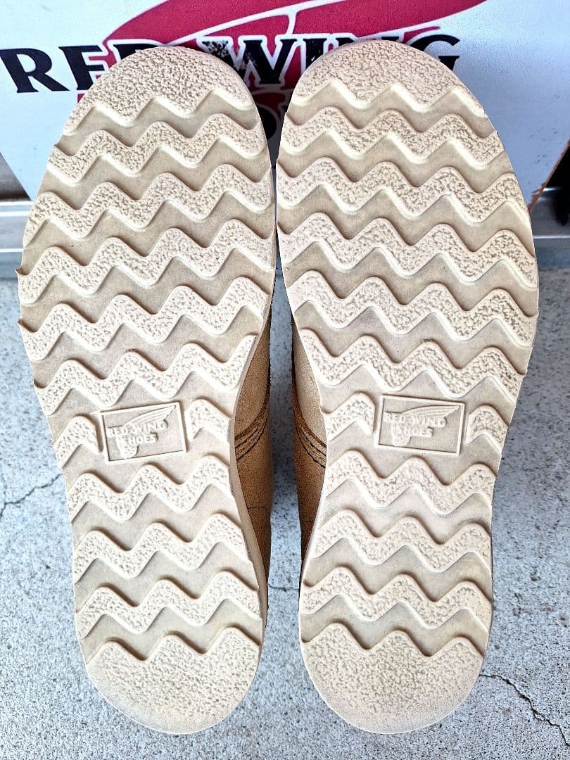 美品 レッドウィング 8167 プレーントゥ スエード 7E