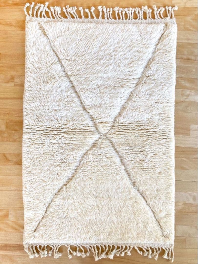 【モロッコ直輸入】新品ベニワレンラグ上質　即購入可