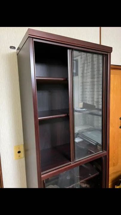 【22日（月）落札最終日】【限界値下げ】本棚　収納　ローズウッド　大塚家具