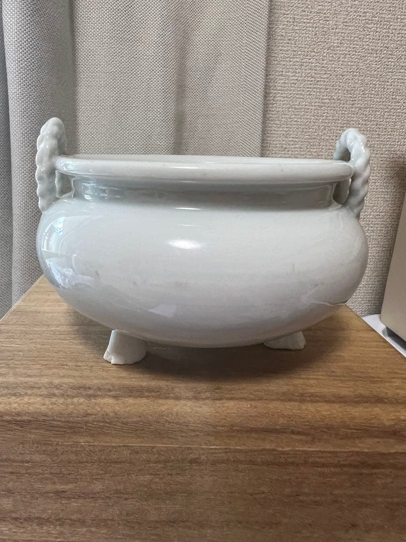 中国白磁香炉、徳化白磁