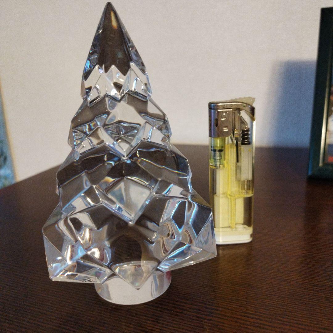バカラ　クリスタルガラス クリスマスツリー 約
