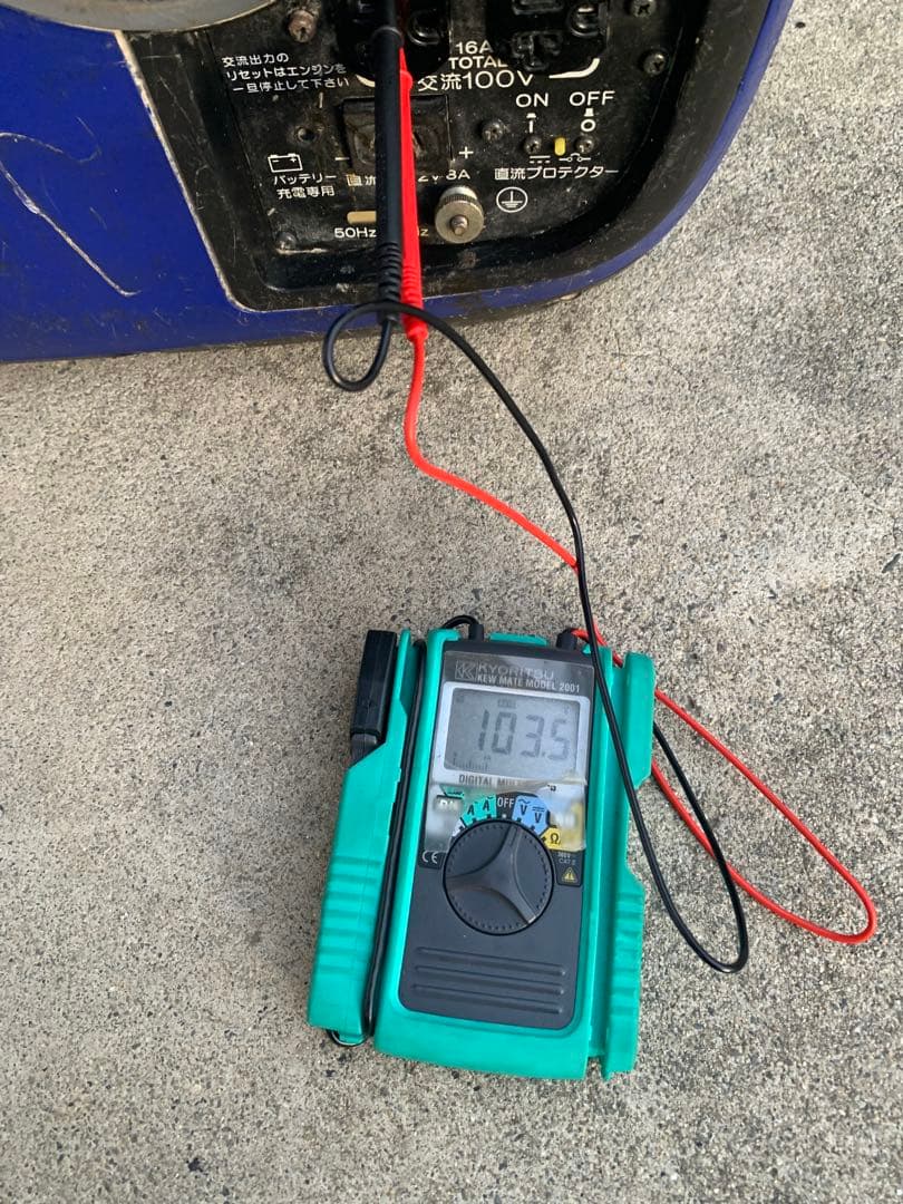 インバーター発電機 YAMAHA EF1600iS 動作確認済　動画あり