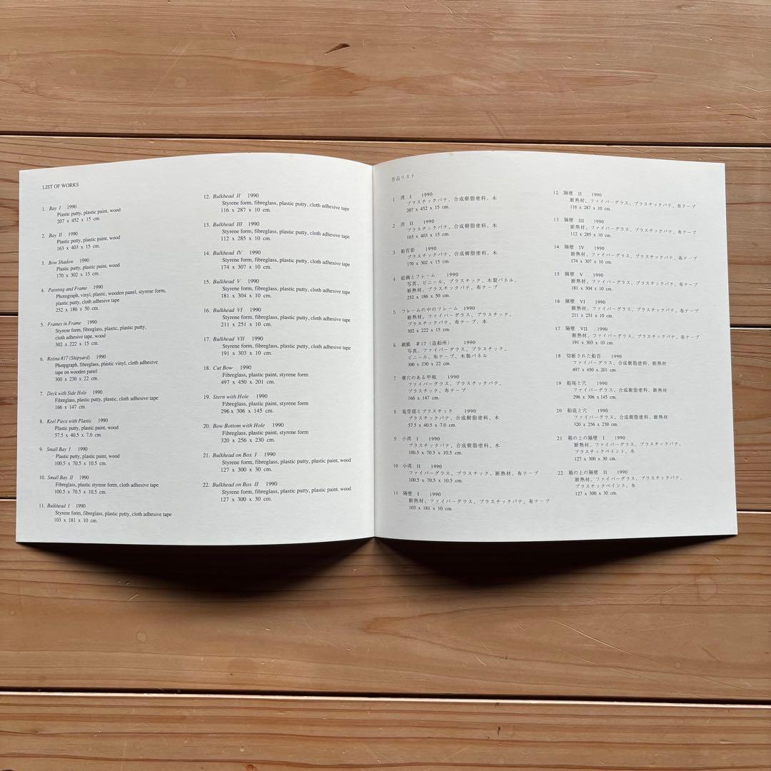 ハ*ー様 大竹伸朗　Shippyard Works 1990 大竹氏の書き込み有