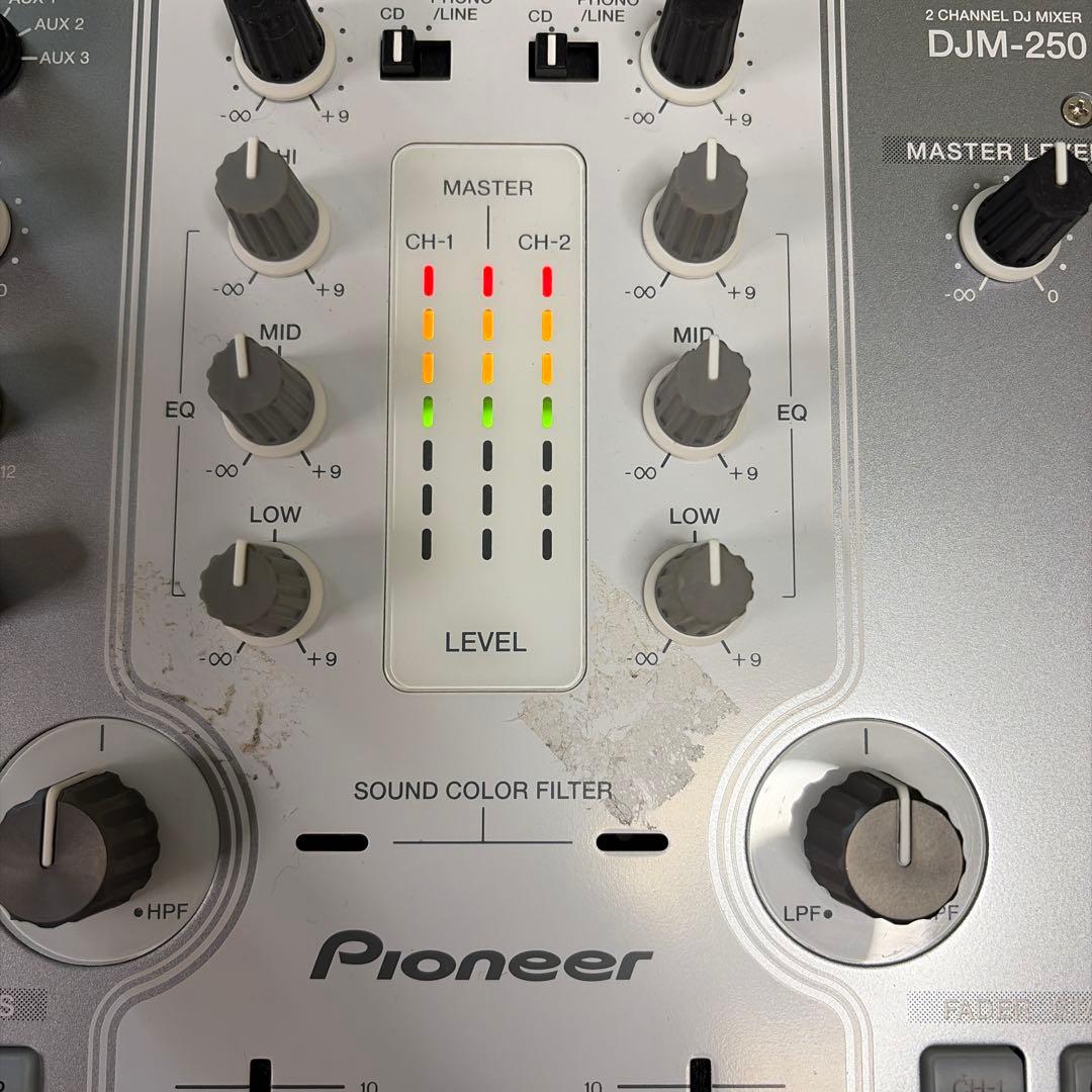 Pioneer DJM-250 2チャンネルミキサー