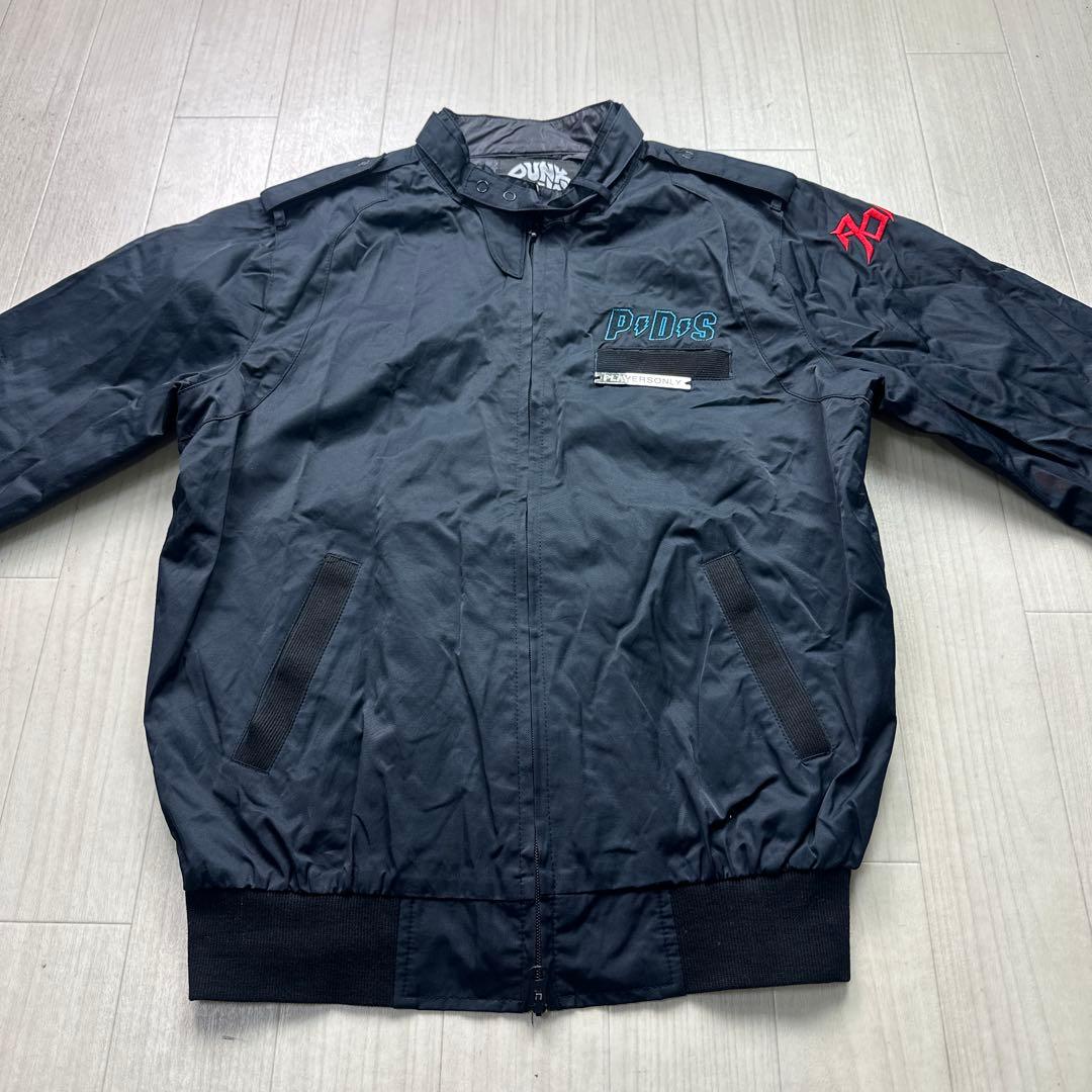 パンクドランカーズ インベーダー バック 刺繍 ライダースジャケット サイズM