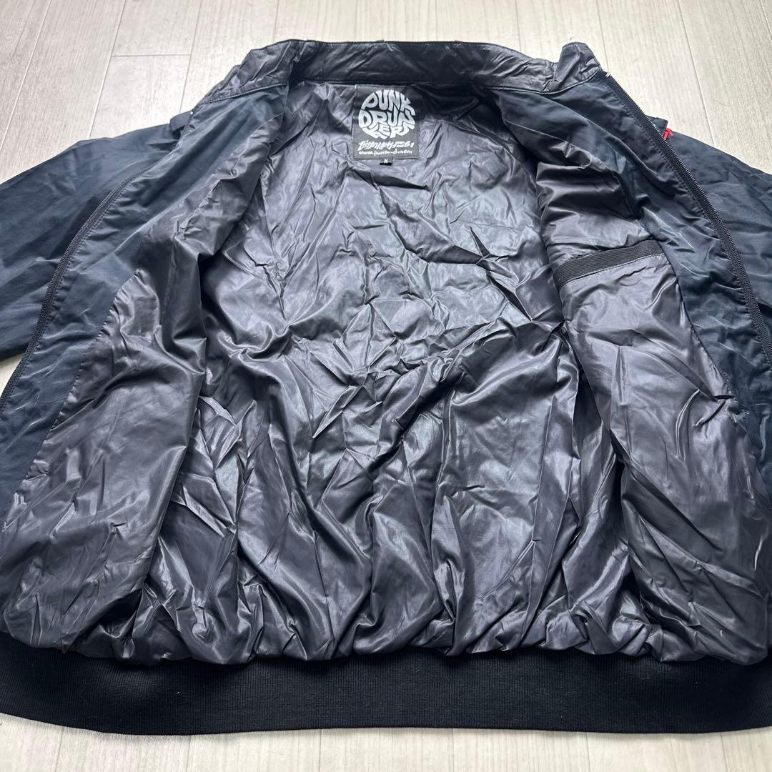 パンクドランカーズ インベーダー バック 刺繍 ライダースジャケット サイズM