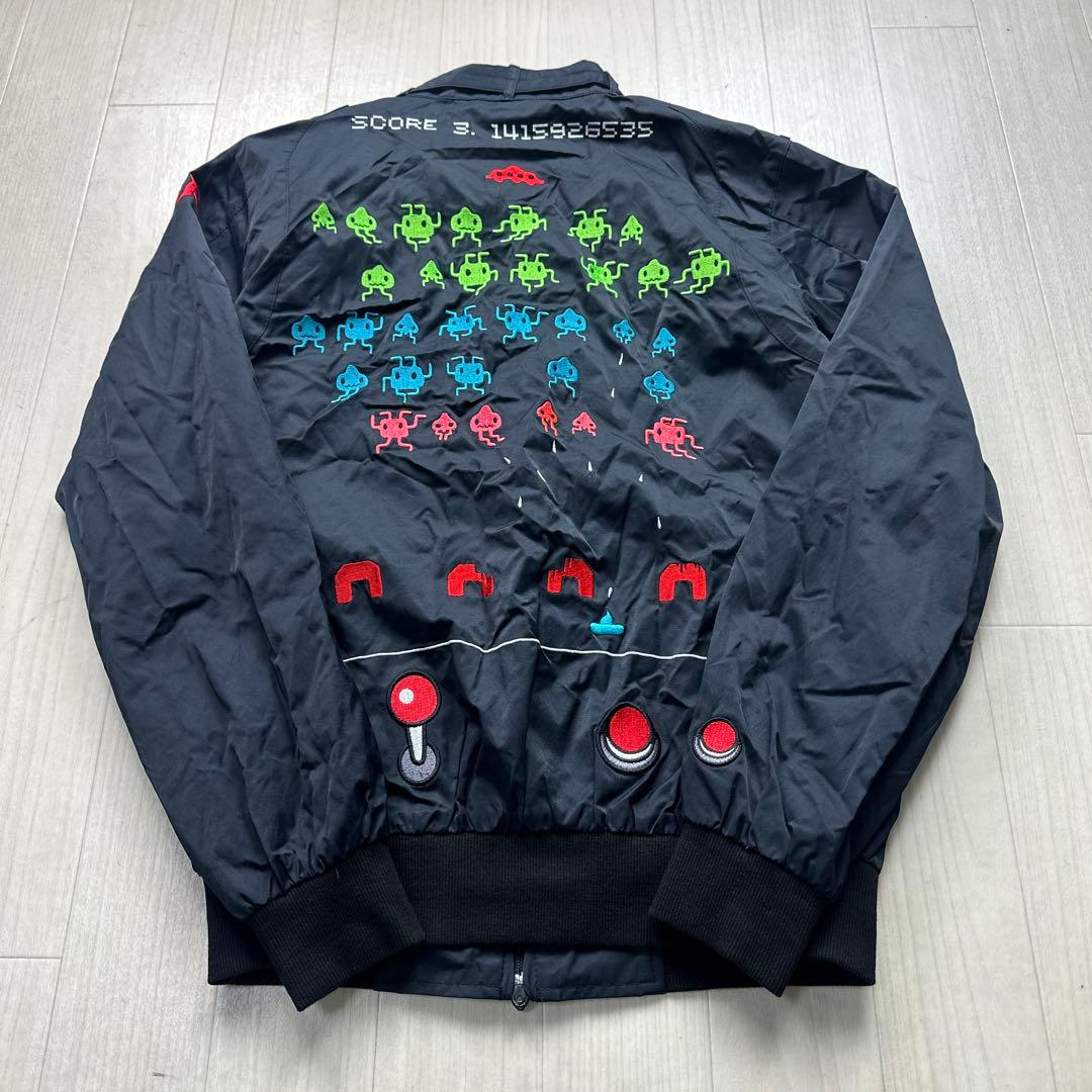 パンクドランカーズ インベーダー バック 刺繍 ライダースジャケット サイズM