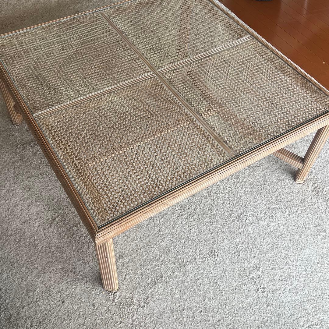 Vintage ヴィンテージ　ローテーブル　bob's box購入　ウッドラタン