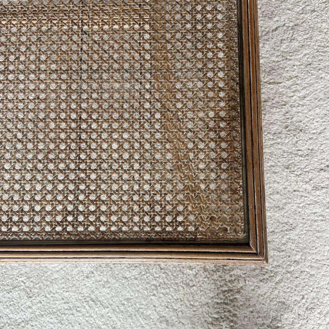 Vintage ヴィンテージ　ローテーブル　bob's box購入　ウッドラタン