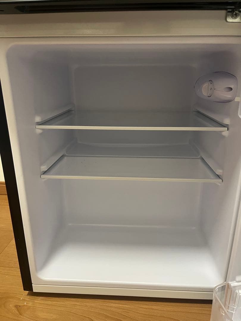 アイリスプラザ 冷凍冷蔵庫 81L ブラック PRC-B082DM-B 送料無料