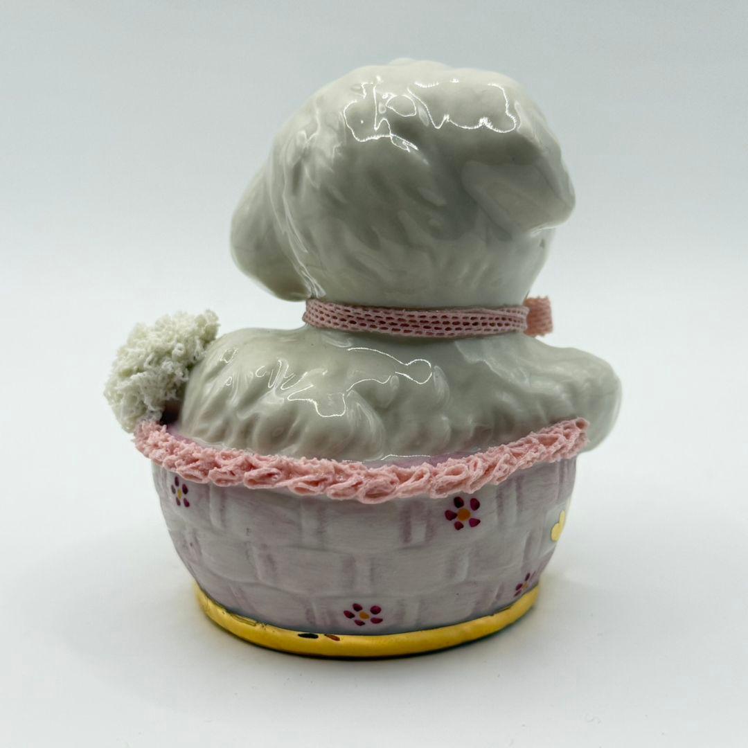 希少 美品☆アイリッシュドレスデン パピーラブ 2018 子犬 フィギュリン