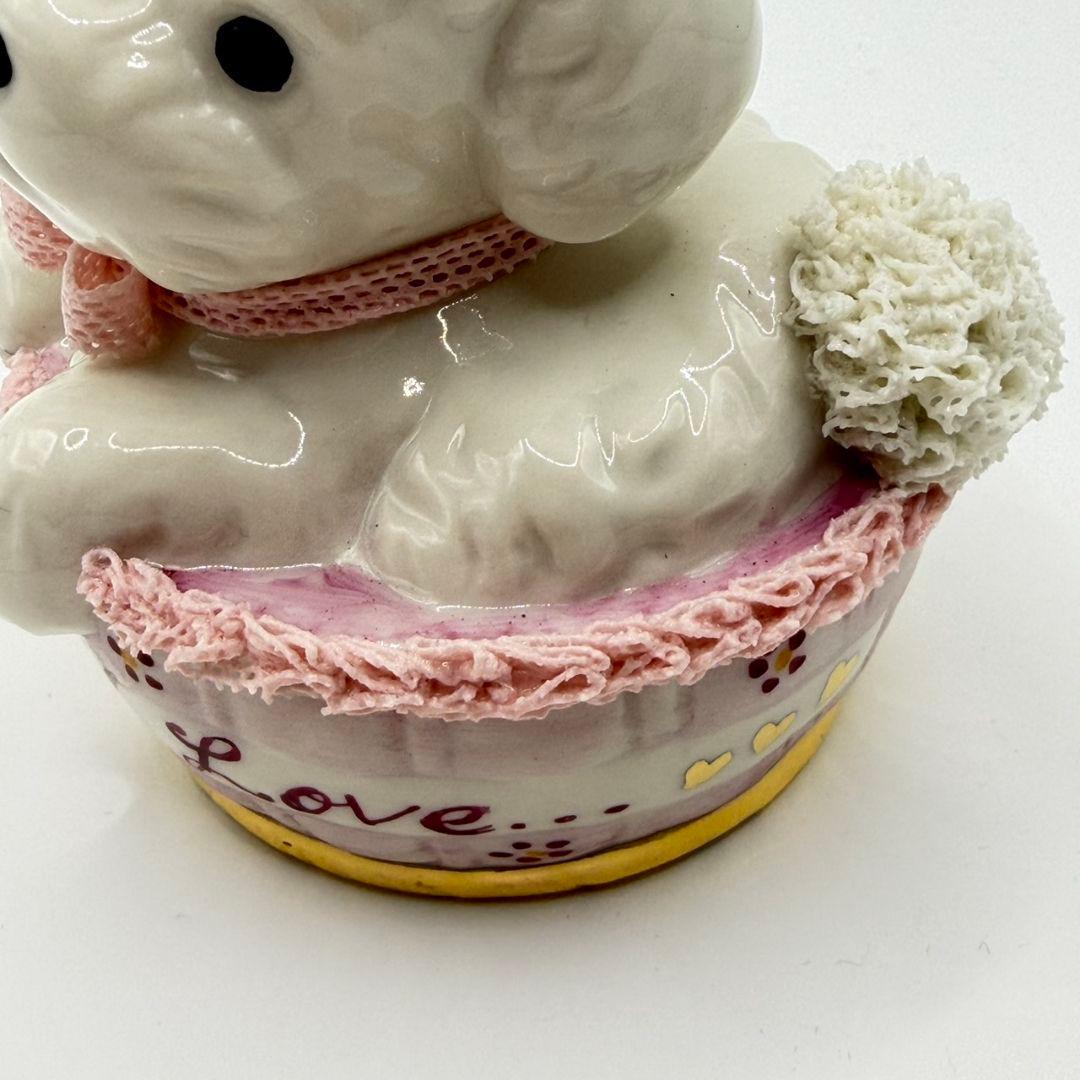 希少 美品☆アイリッシュドレスデン パピーラブ 2018 子犬 フィギュリン