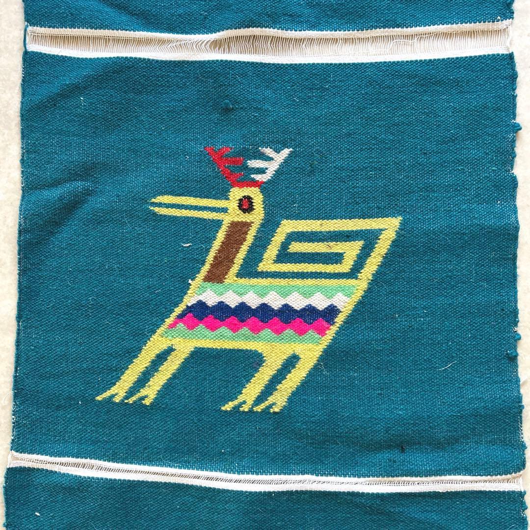 4連ヴィンテージエクアドルラグ　AKIOS  INDUSTRIES