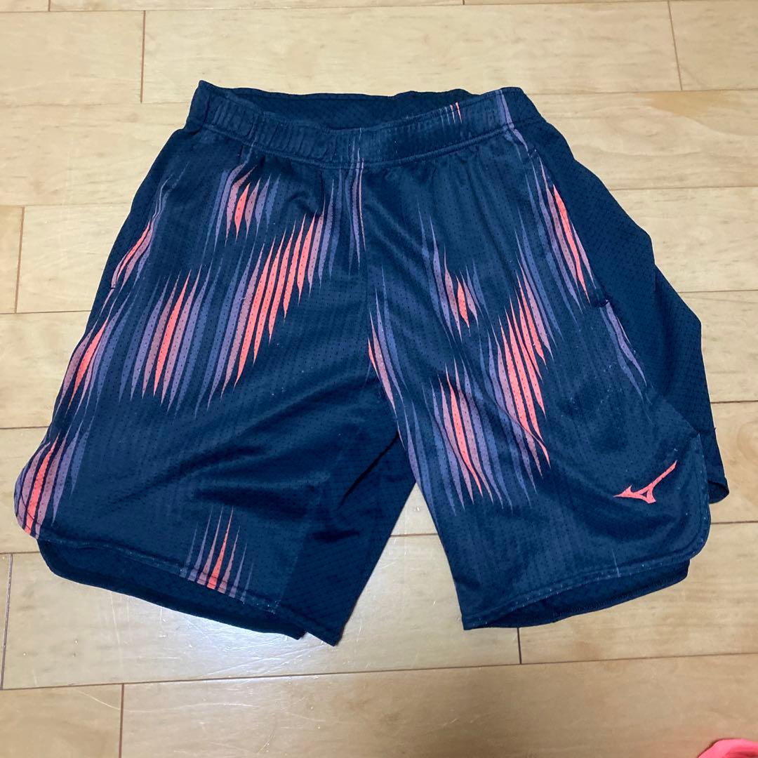 Mizuno テニスウェア ピンク ネイビー XL