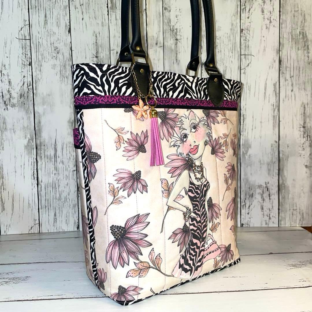 ロラライハリス 縦長トートバッグ、ワイヤーポーチセット