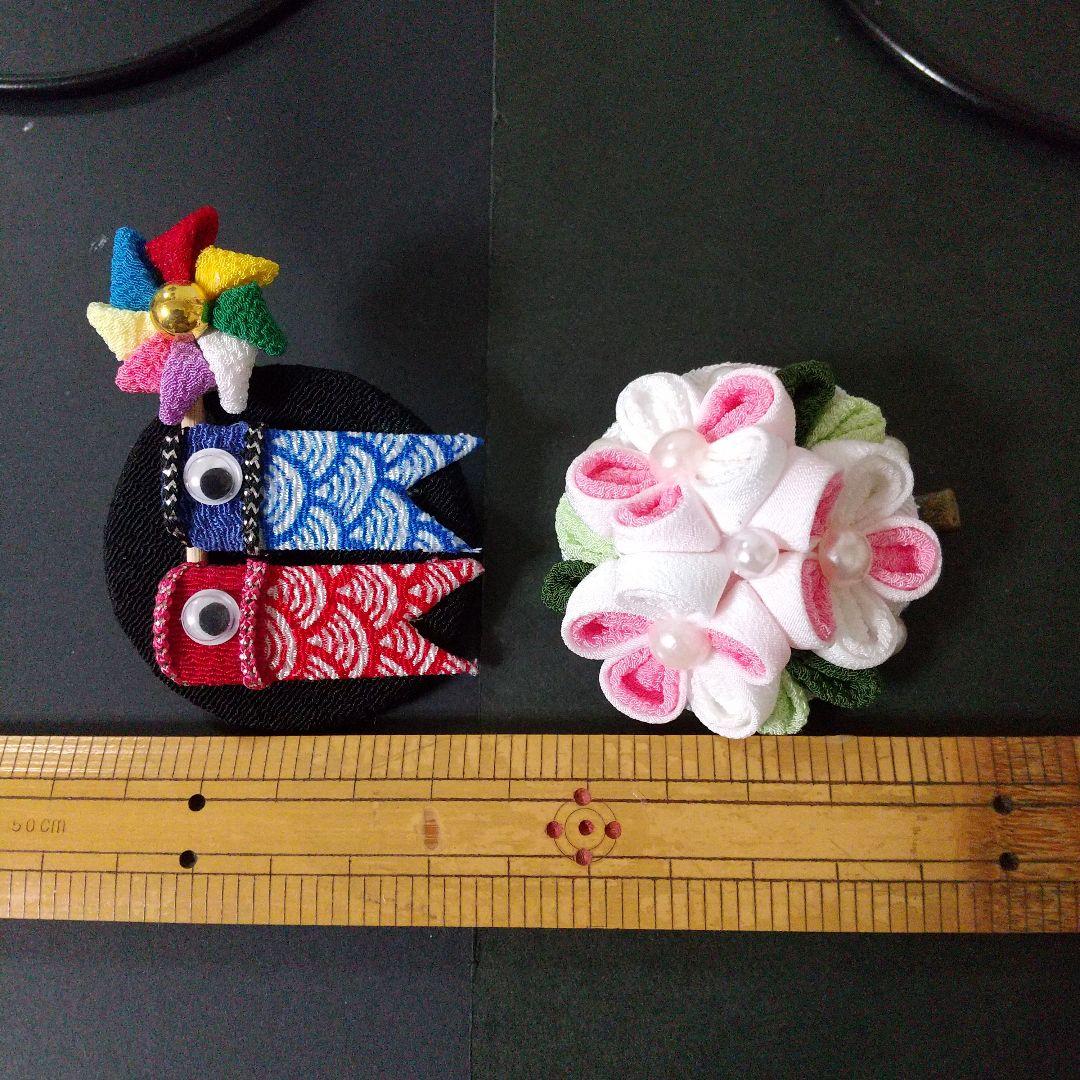 つまみ細工 つるし飾り 五月人形 雛人形 スタンド付き❗️