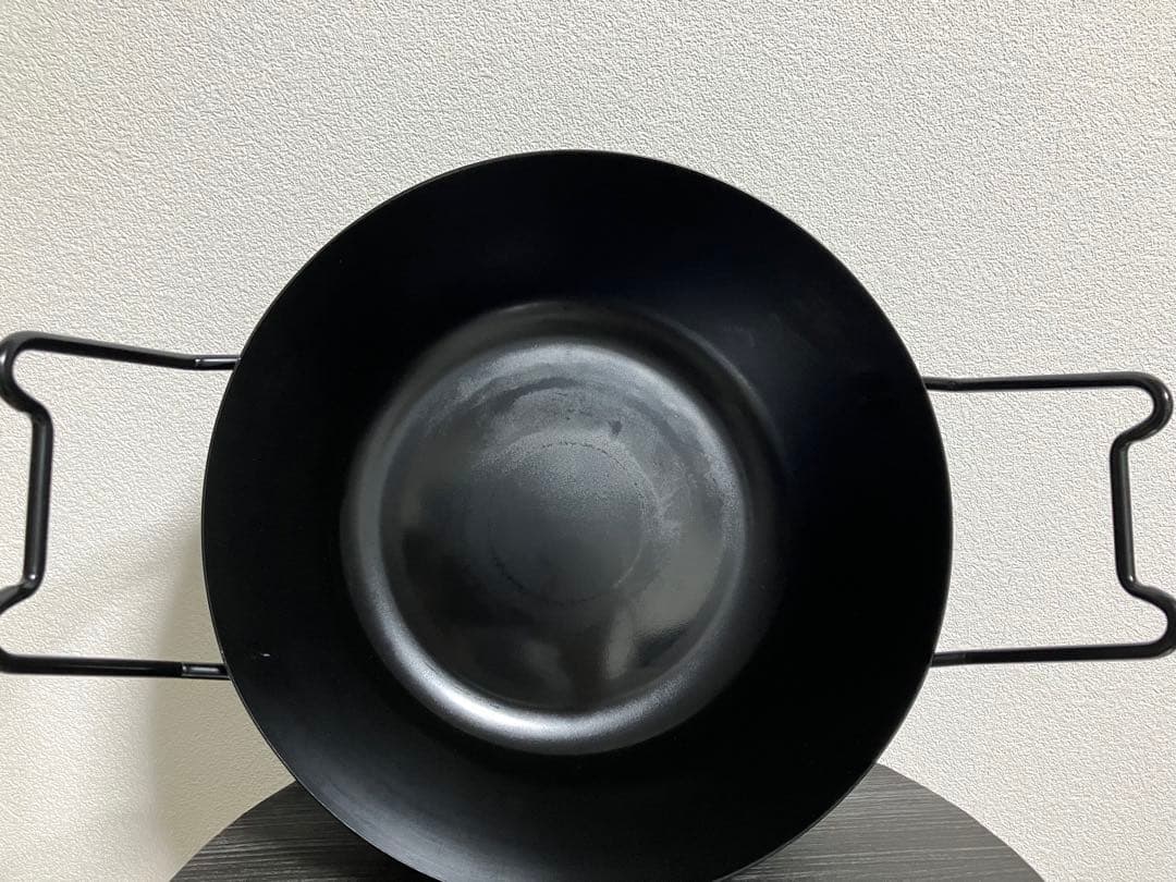 la base ラバーゼ 鉄揚げ鍋 28cm セット　Lb-099 新品未使用