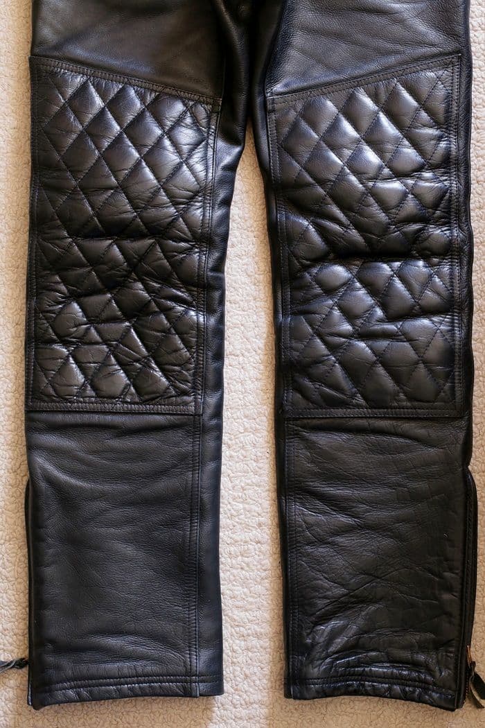 2月頭終了予定 ウエストライド　コンフォマックス　レザーパンツ 黒