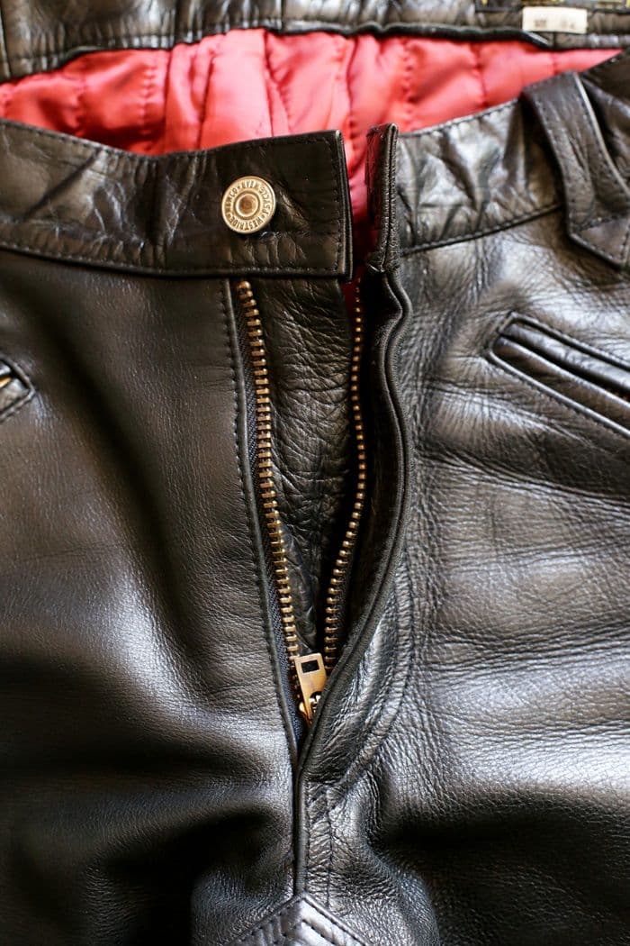 2月頭終了予定 ウエストライド　コンフォマックス　レザーパンツ 黒