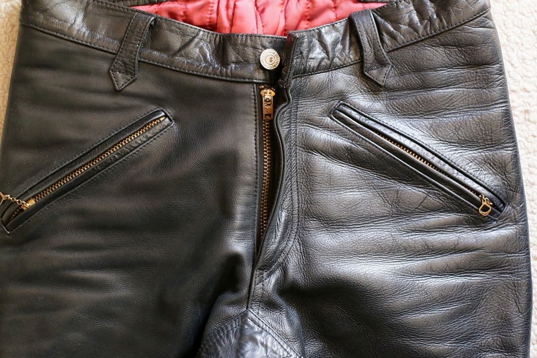 2月頭終了予定 ウエストライド　コンフォマックス　レザーパンツ 黒