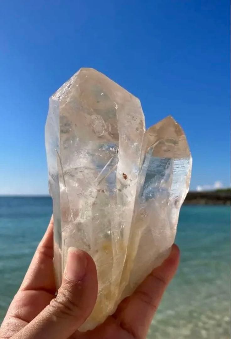 【レア!】ヒマラヤ水晶　サマディークォーツ　ファントム　ツイン