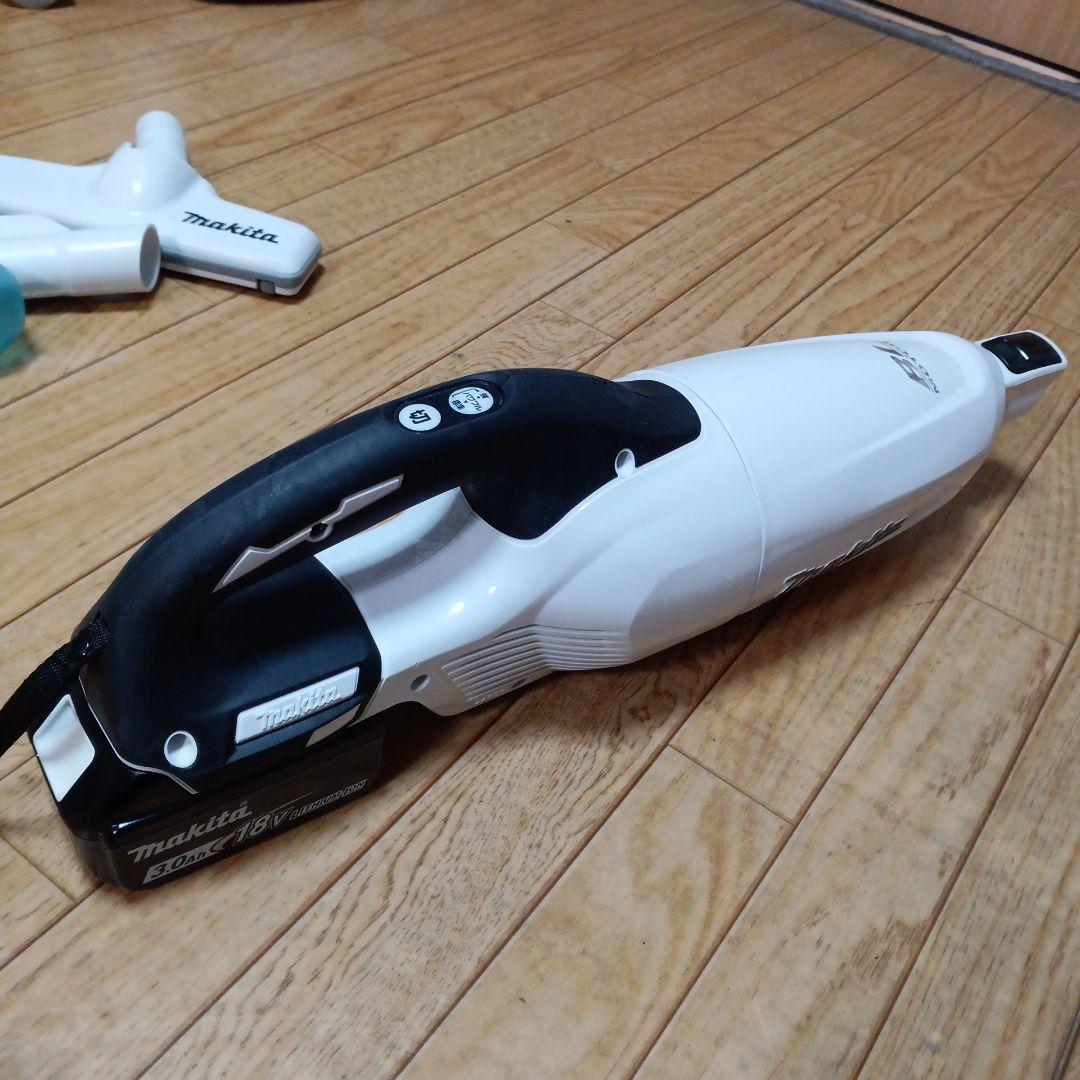 マキタ18V充電式クリーナ CL281FD純正バッテリ、急速充電器、サイクロン付