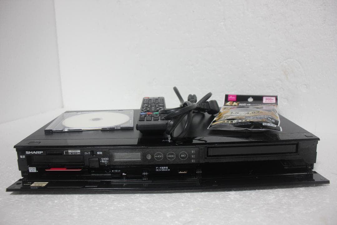 内部徹底清掃 SHARP ブルーレイ2TB BD-T2700 2015年