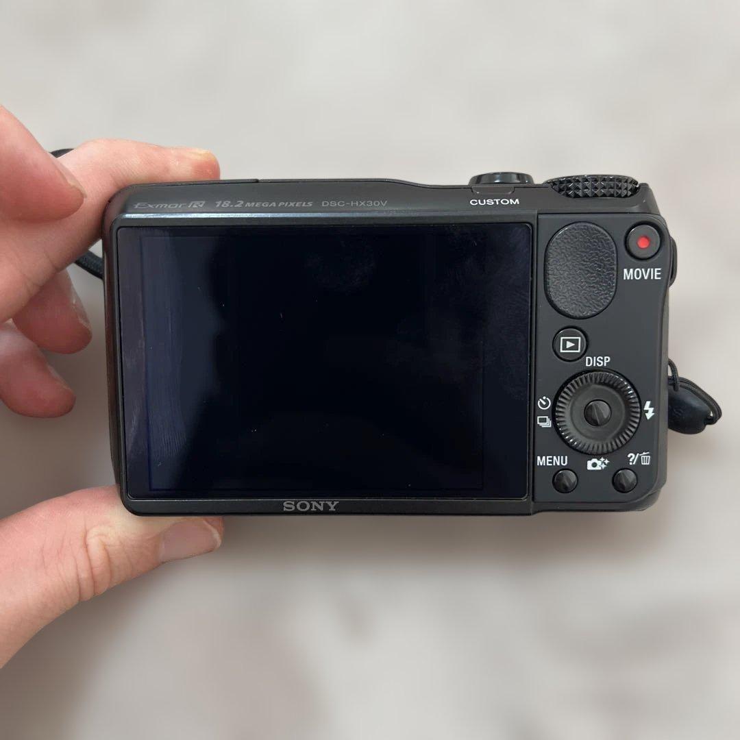 【美品】SONY ソニー DSC-HX30V ブラック デジタルカメラ