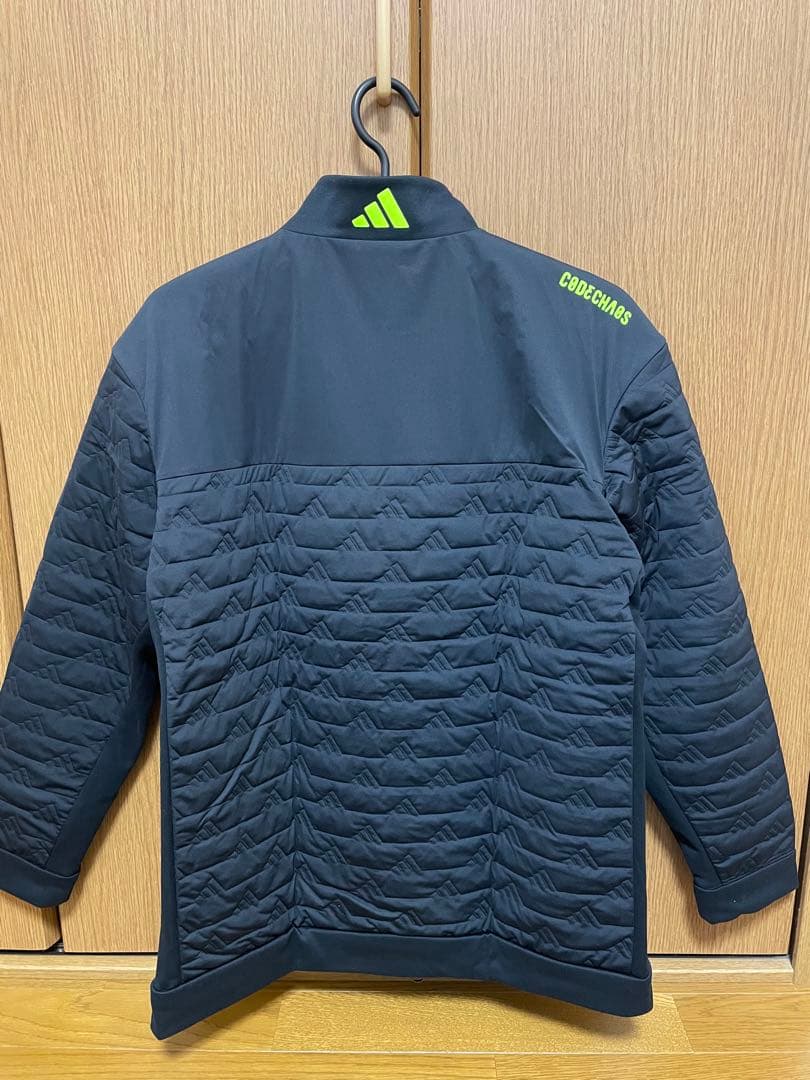 adidas ゴルフメンズジャケット L ブラック