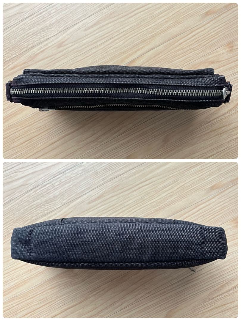 美品 ポーター スモーキー ブラック ハンドバッグ ショルダーバッグ ポーチ