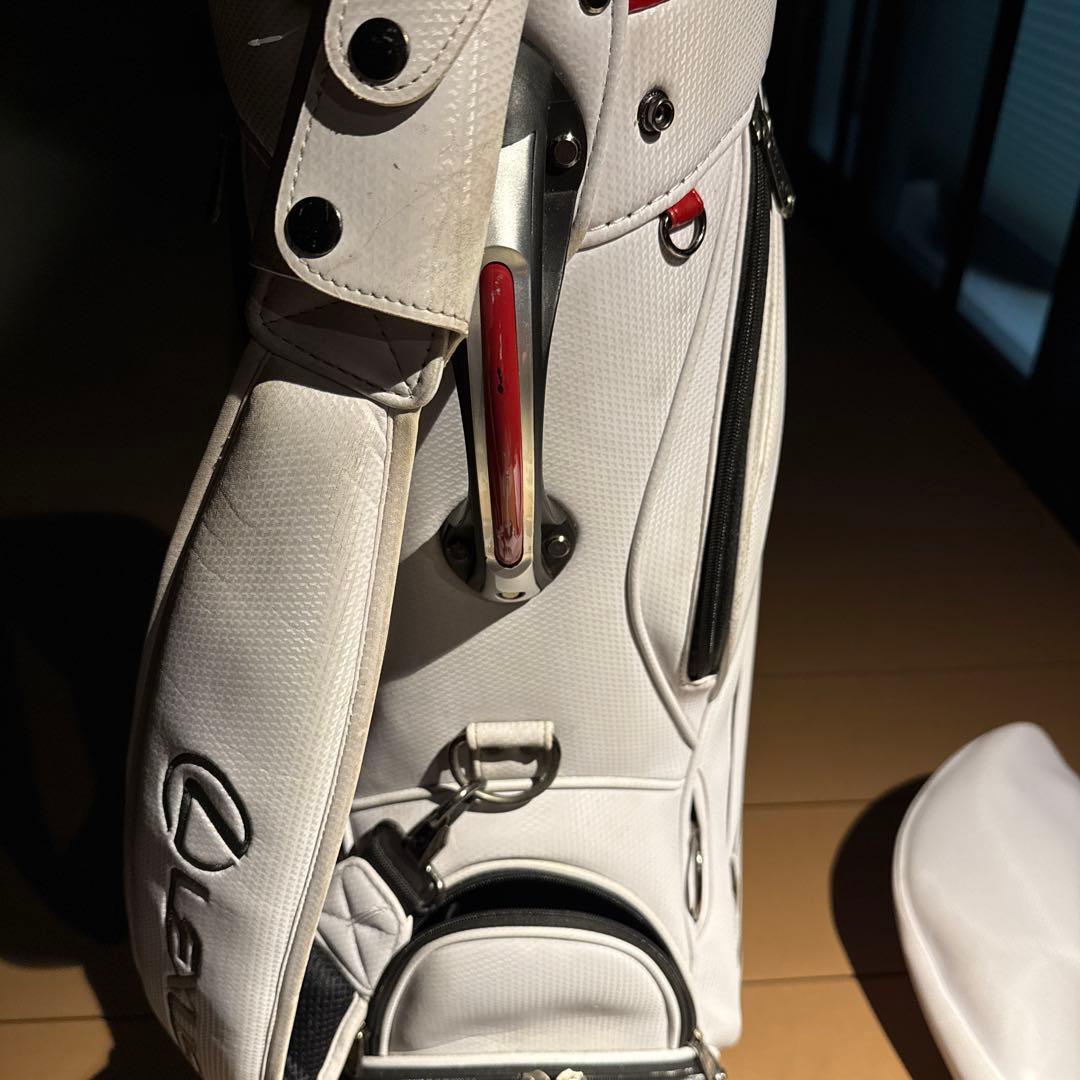 Lexus ホワイト キャディバッグ