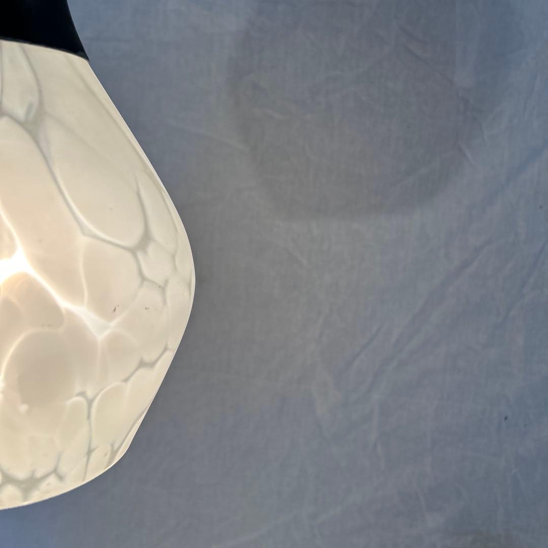 昭和レトロ　北欧風　ペンダントライト　乳白ガラス　照明　カフェバー　喫茶店