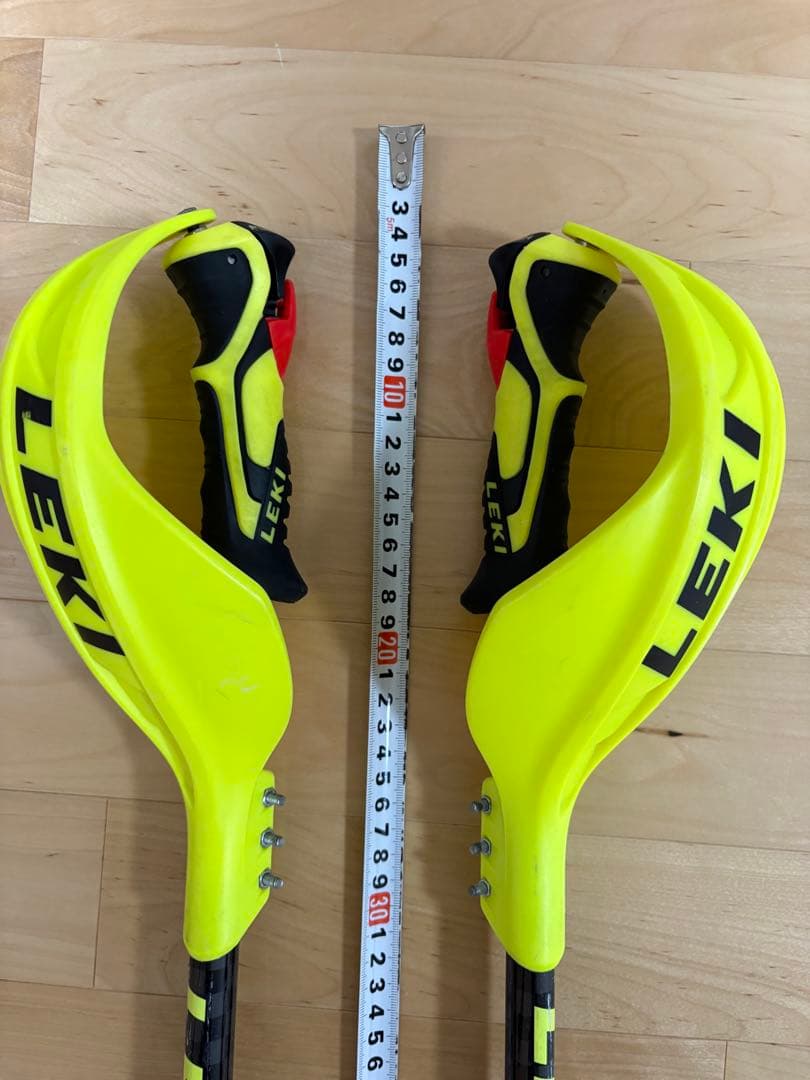 あ*な様 LEKI スキー用ストック 赤/黄 約113cm