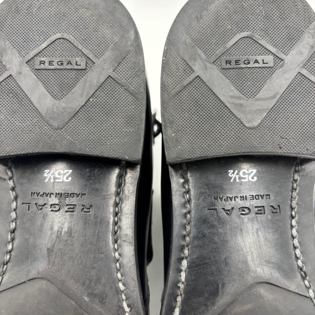 REGAL リーガル レザージョッパーブーツ 39GR 25 1/2 本革 黒