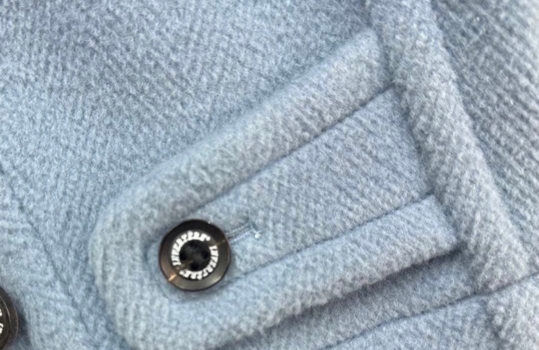 未使用サンプル品INVERTERE ダッフルコートBIRMINGHAM水色38