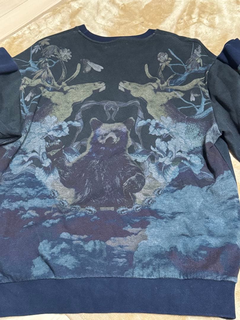 ETRO エトロ ウルフ×ベア 総柄スウェット