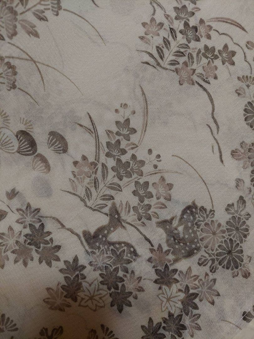 訪問着84正絹　仮絵羽 夏物